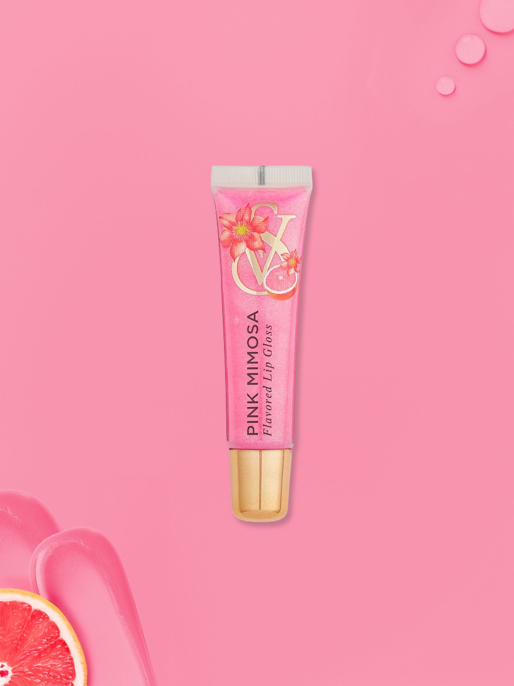 Pink Mimosa Flavoured Lip Gloss