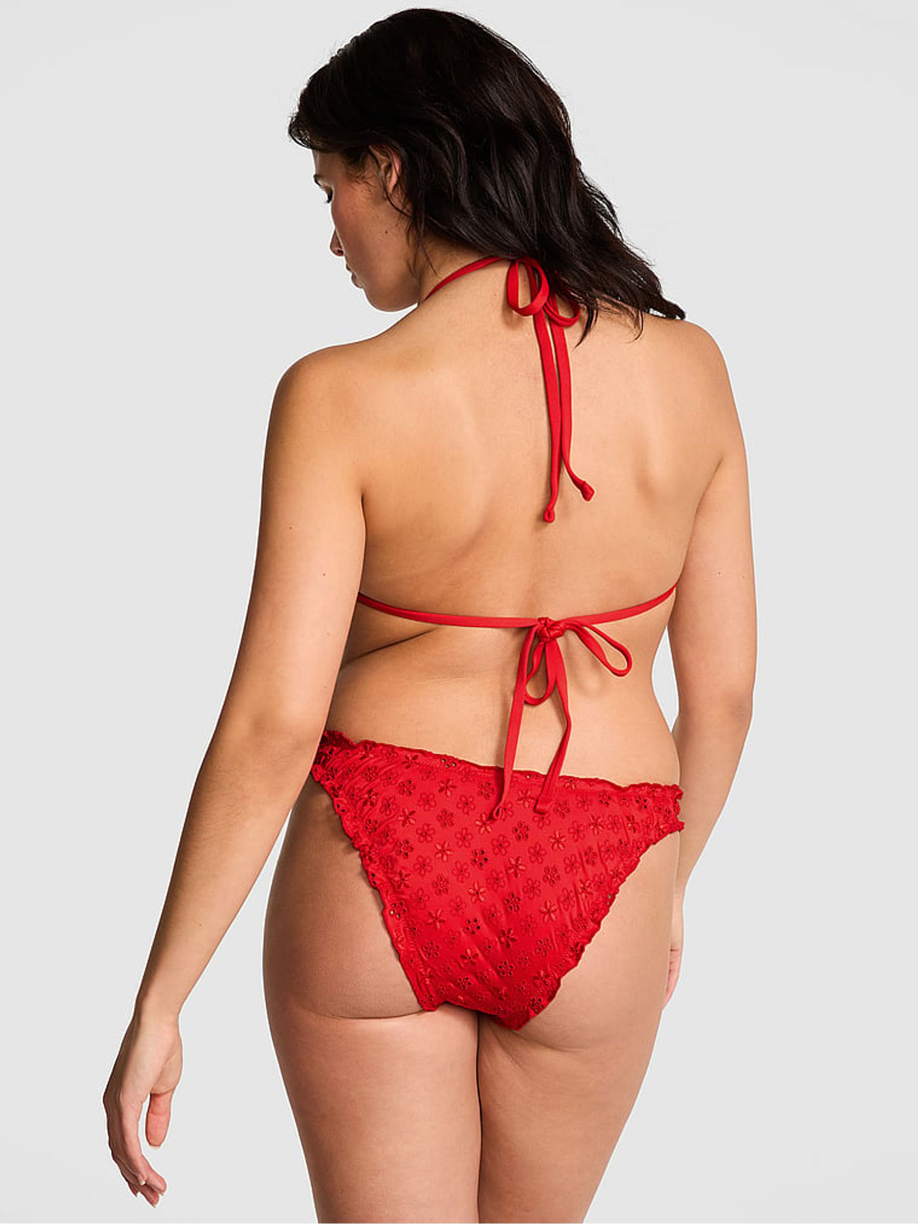 Bandana Red Cheeky Bikini Bottoms
