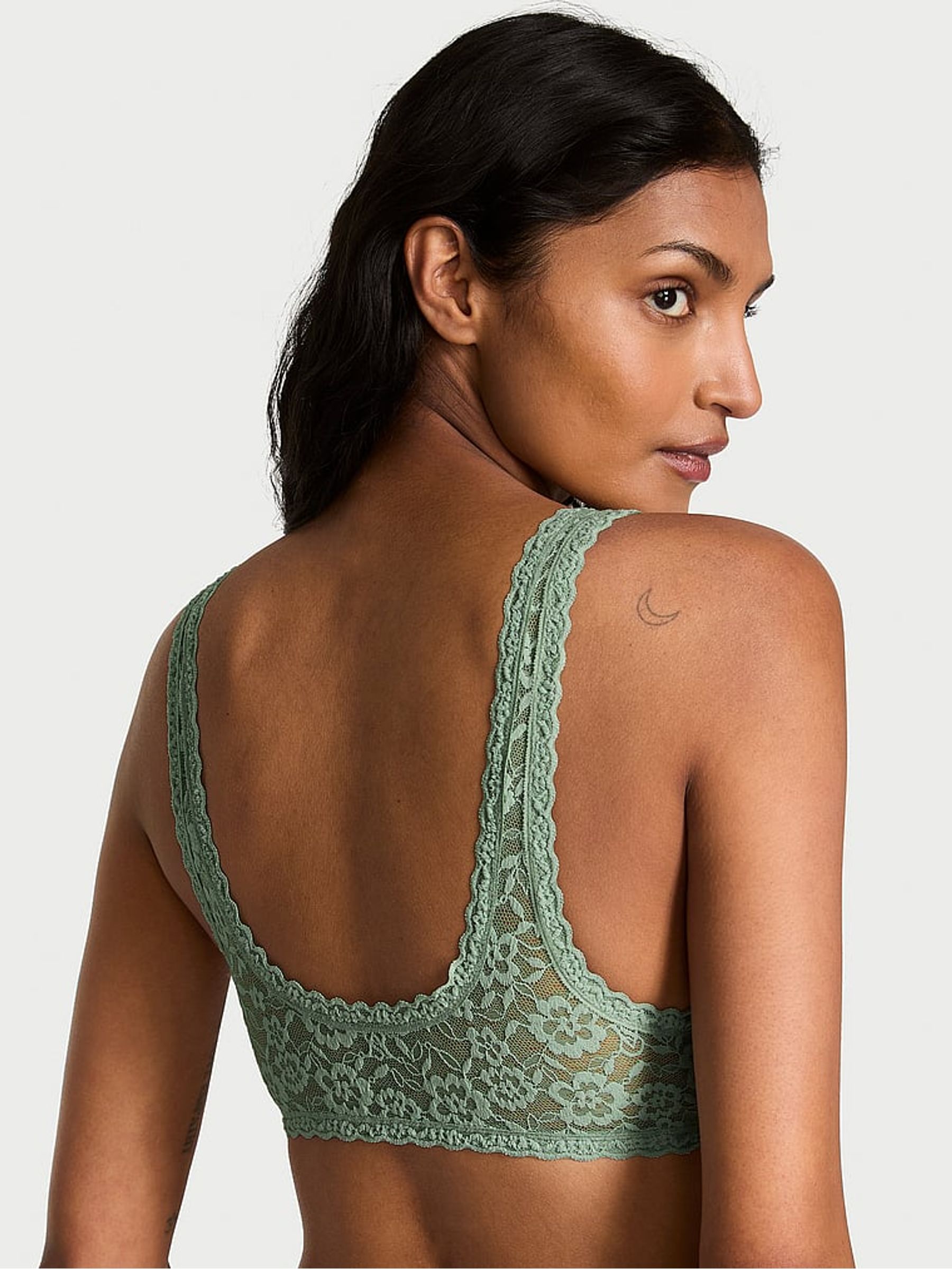 Seasalt Green Sexy Tee Lace Scoop Bralette