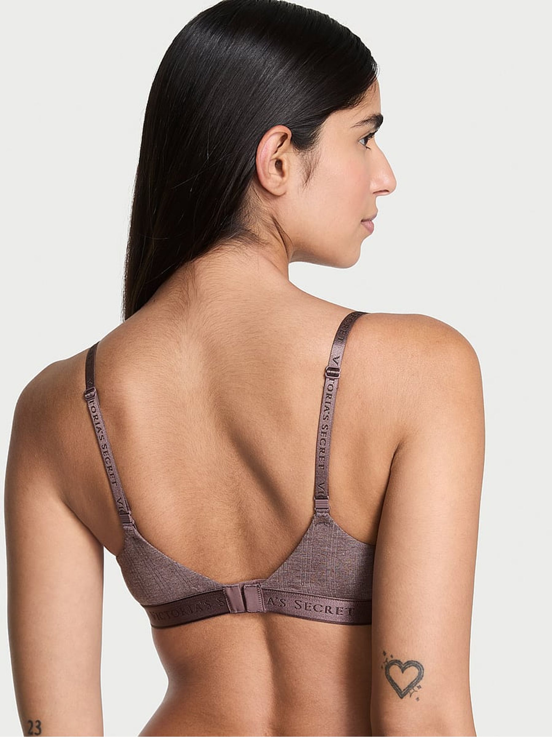 Heather Cocoa Blush Nude Full Cup Push Up Modal Bra