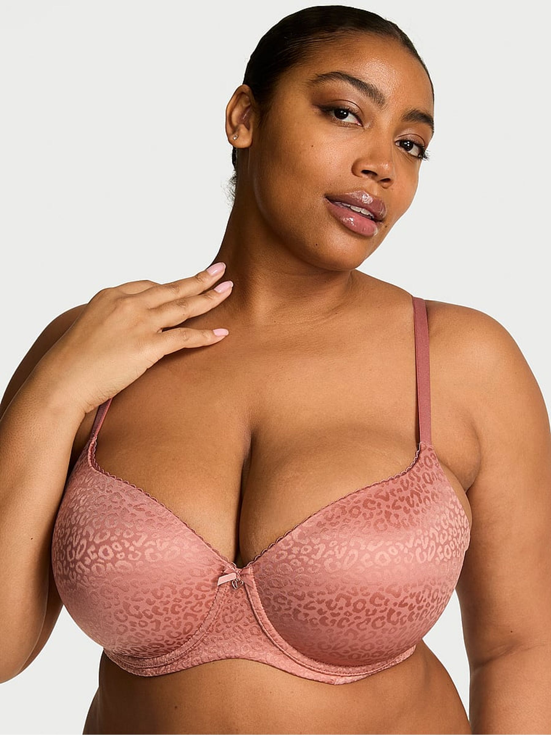 Blush Pink Lightly Lined Demi Bra
