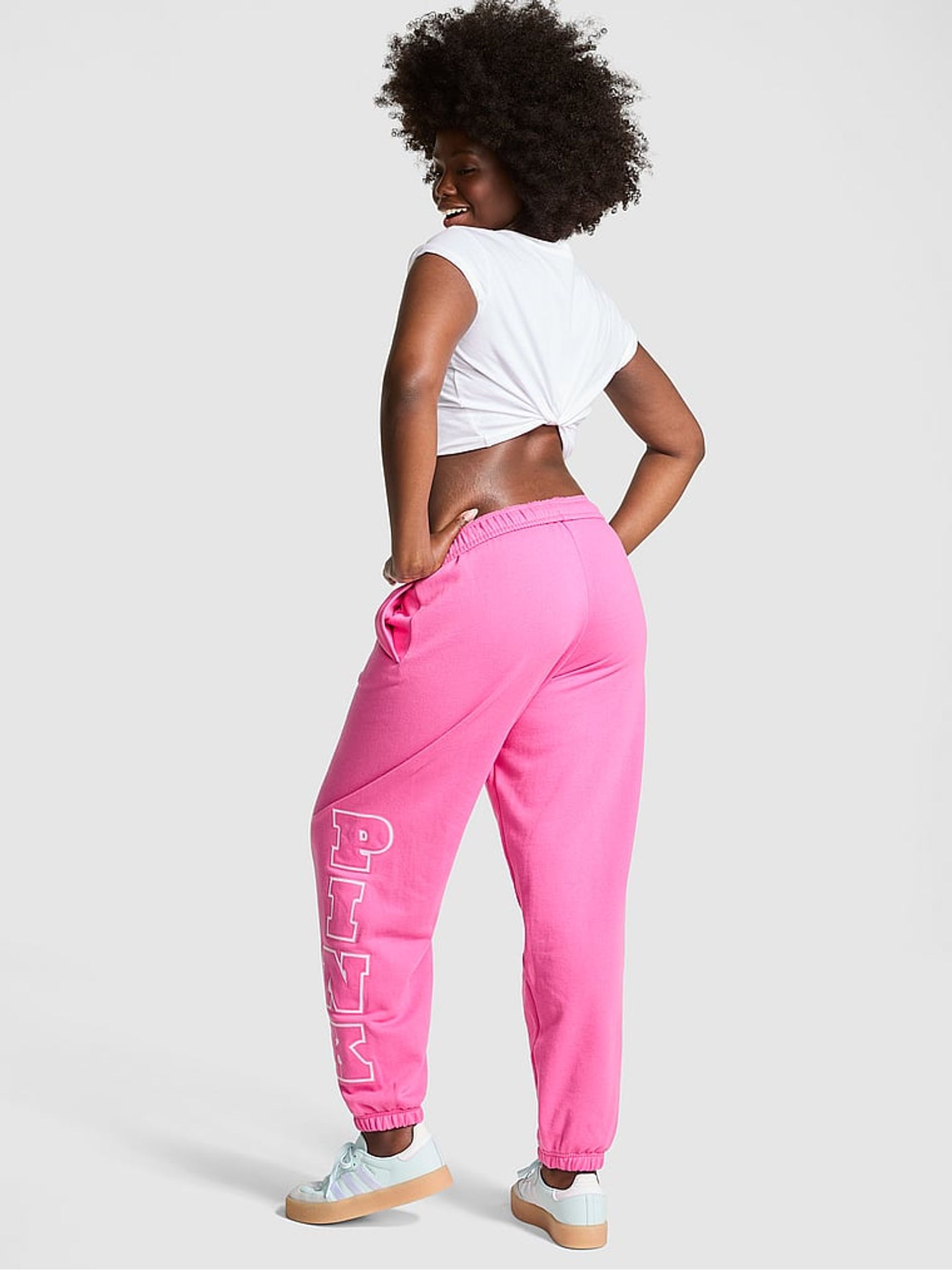Pink Gossip Cuffed Joggers