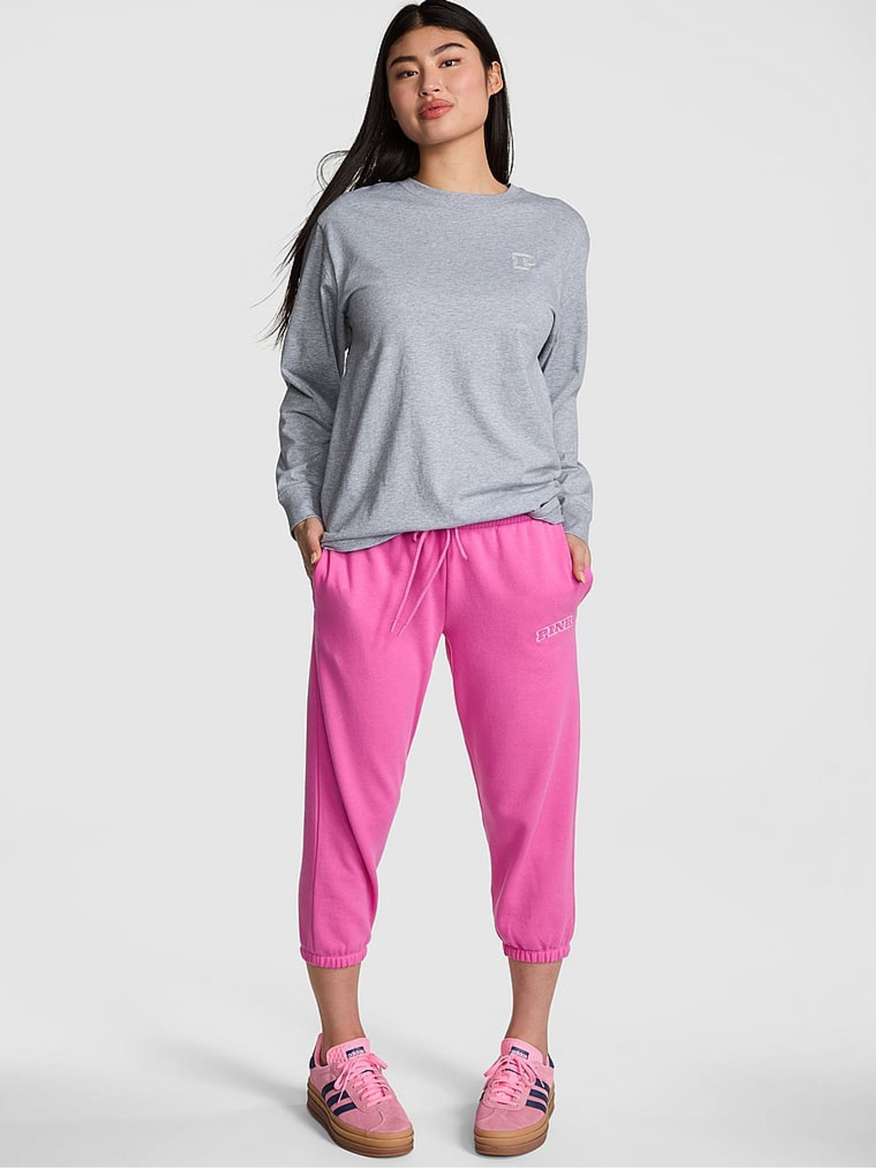 Grey Heather Long Sleeve T-Shirt