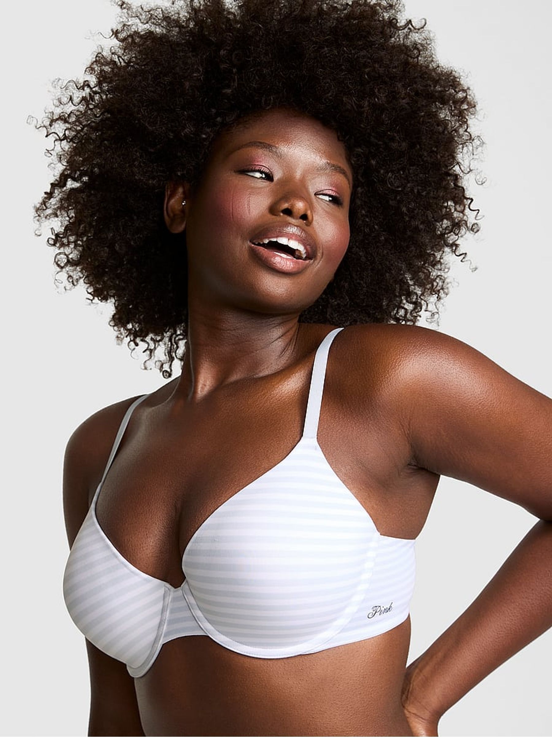 Hydrangea Blue T Shirt Bra