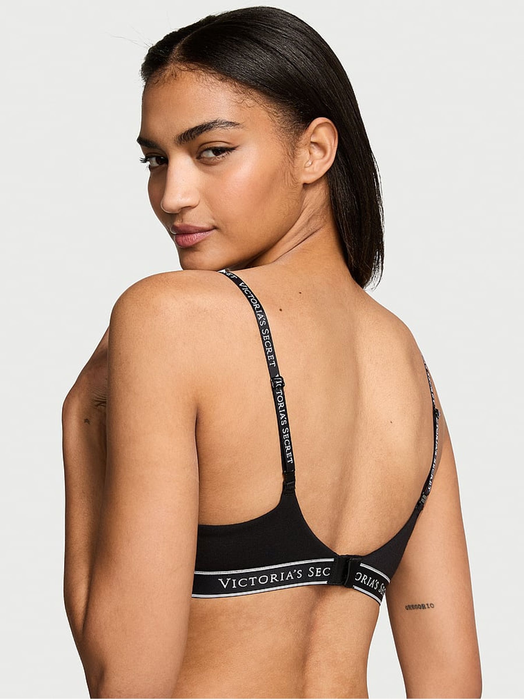 Black Demi Lightly Lined Bra