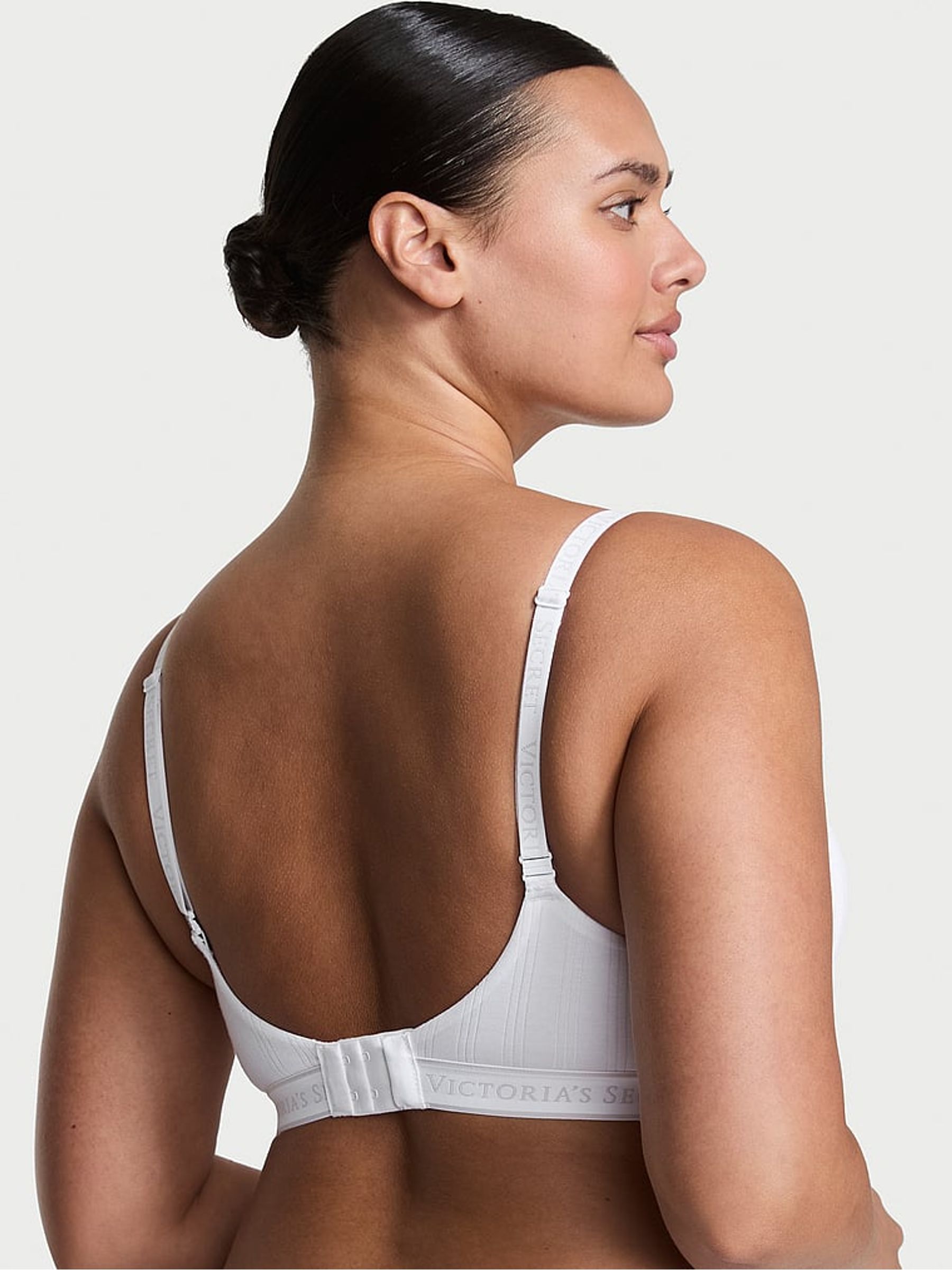 White Non Wired Lightly Lined Bra