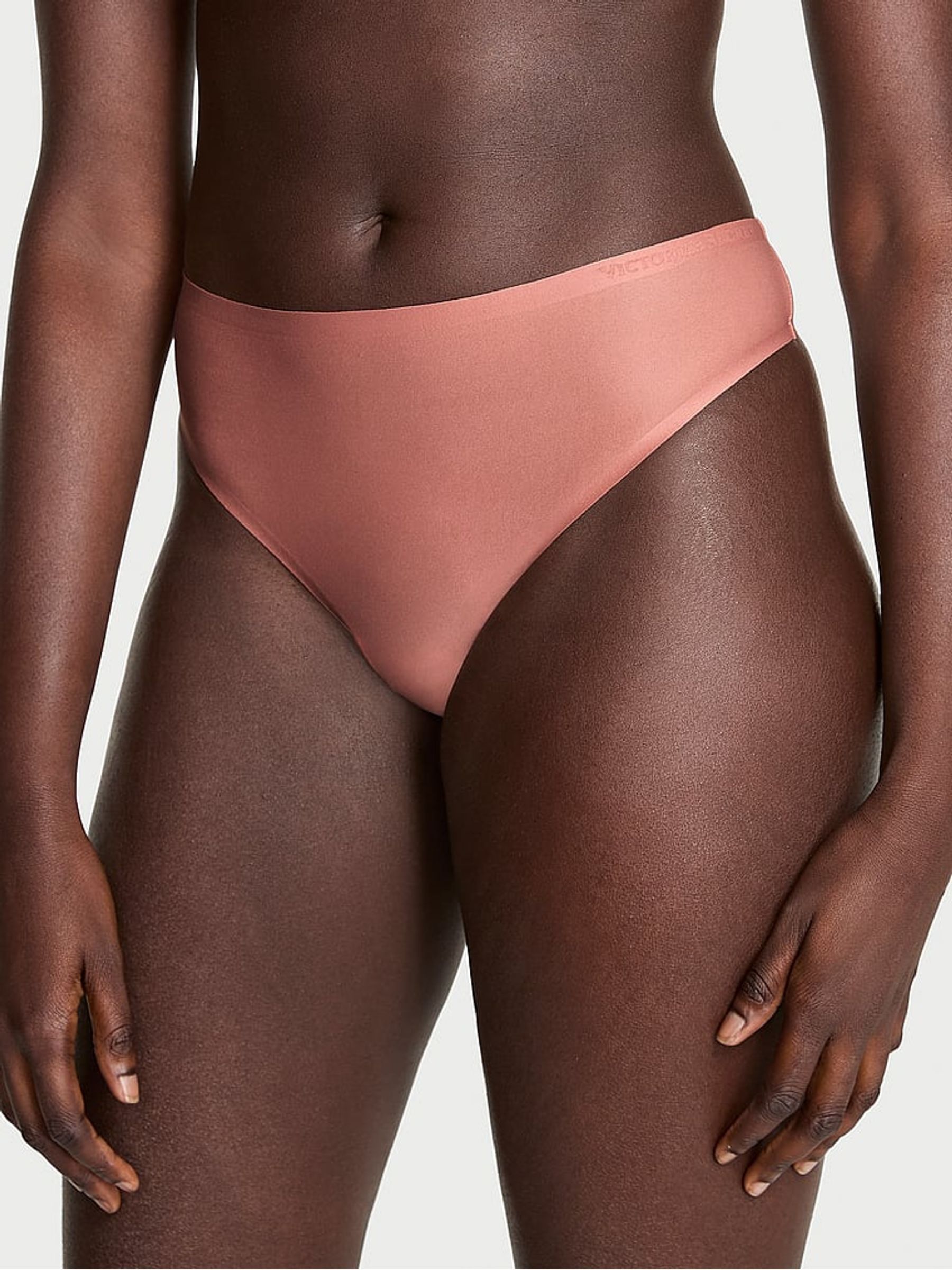 Desert Blush Nude Thong Mid-Rise Knickers