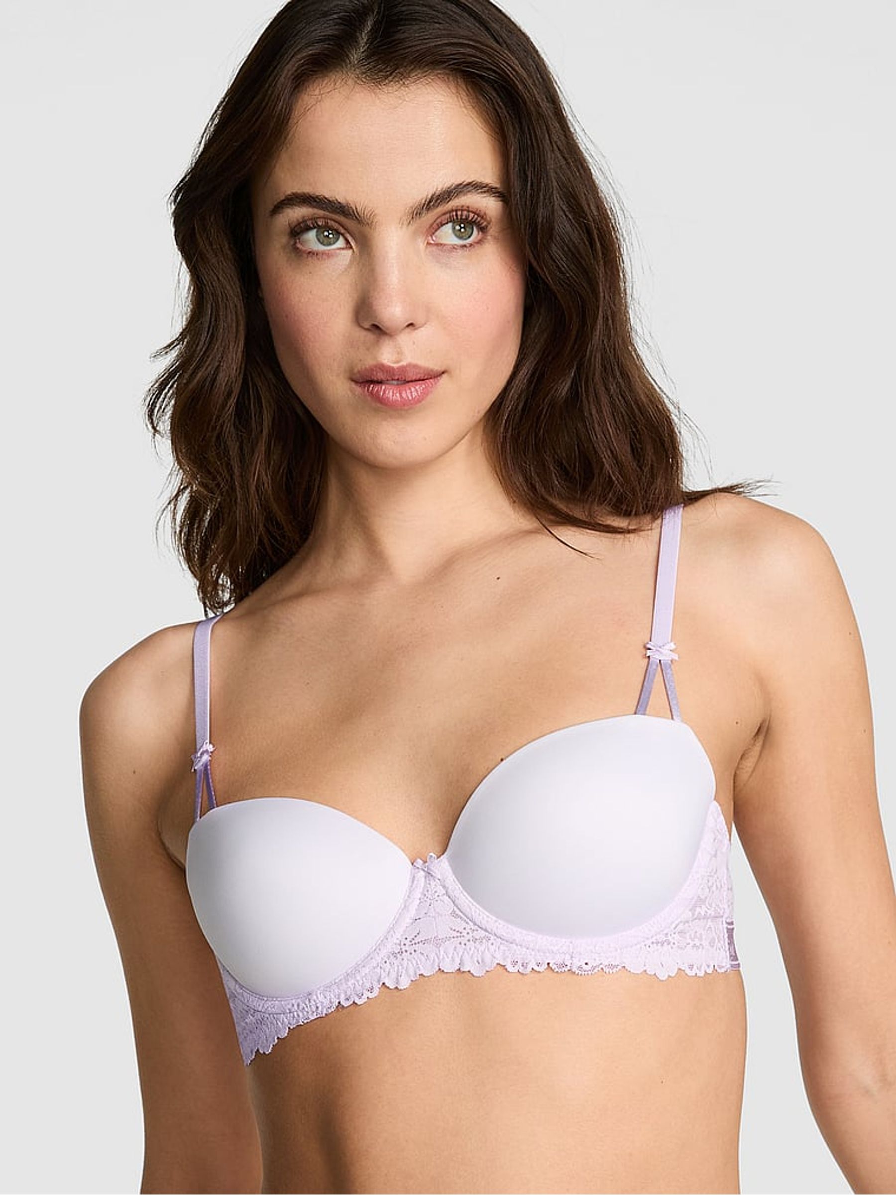 Purple Whisper Lightly Lined Balcony Bra