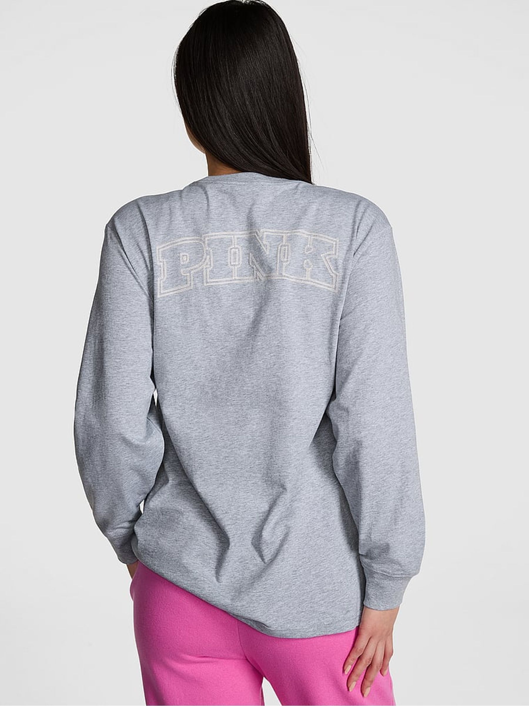 Grey Heather Long Sleeve T-Shirt