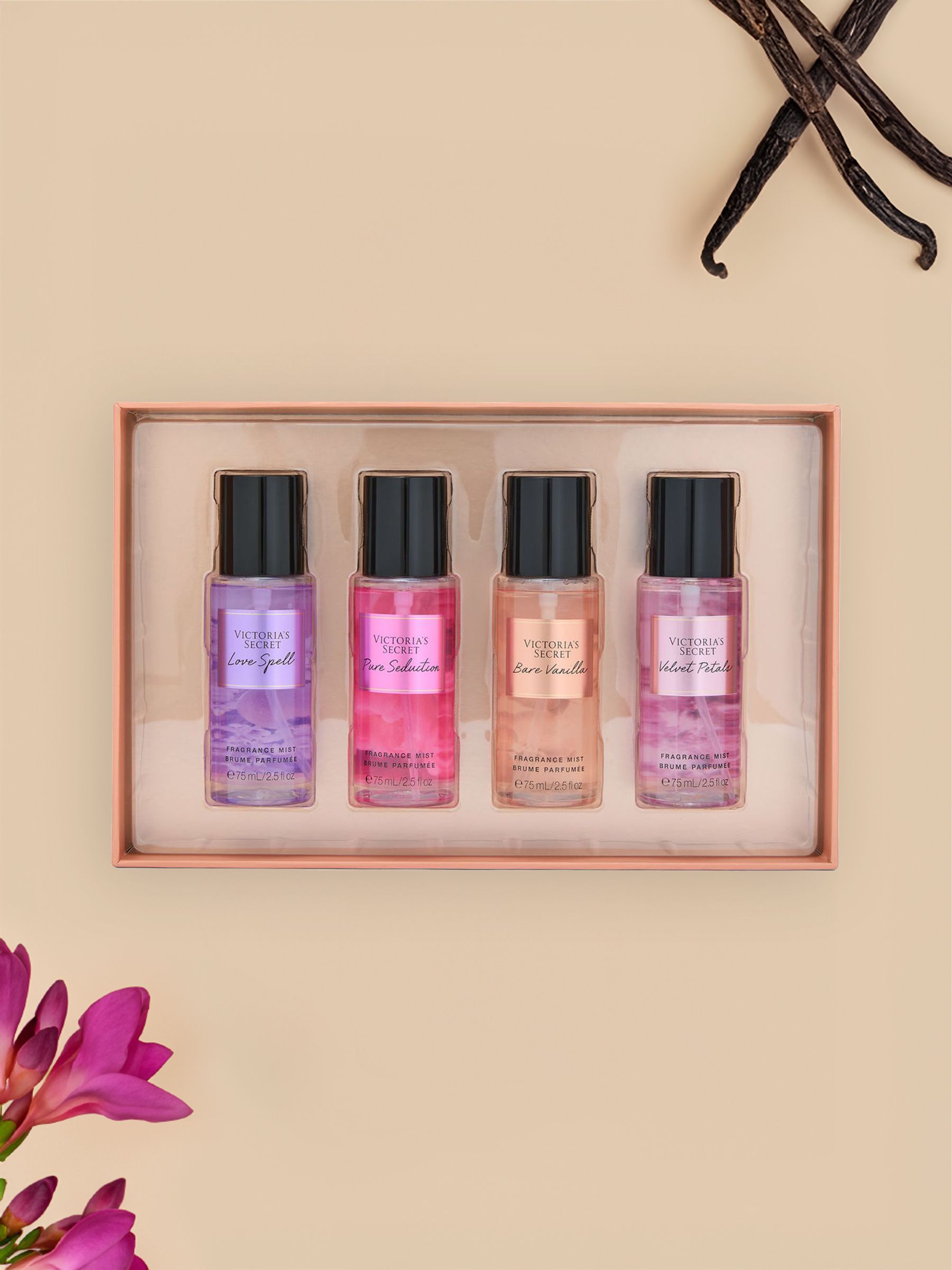 Assorted 4 Piece Mini Mist Set
