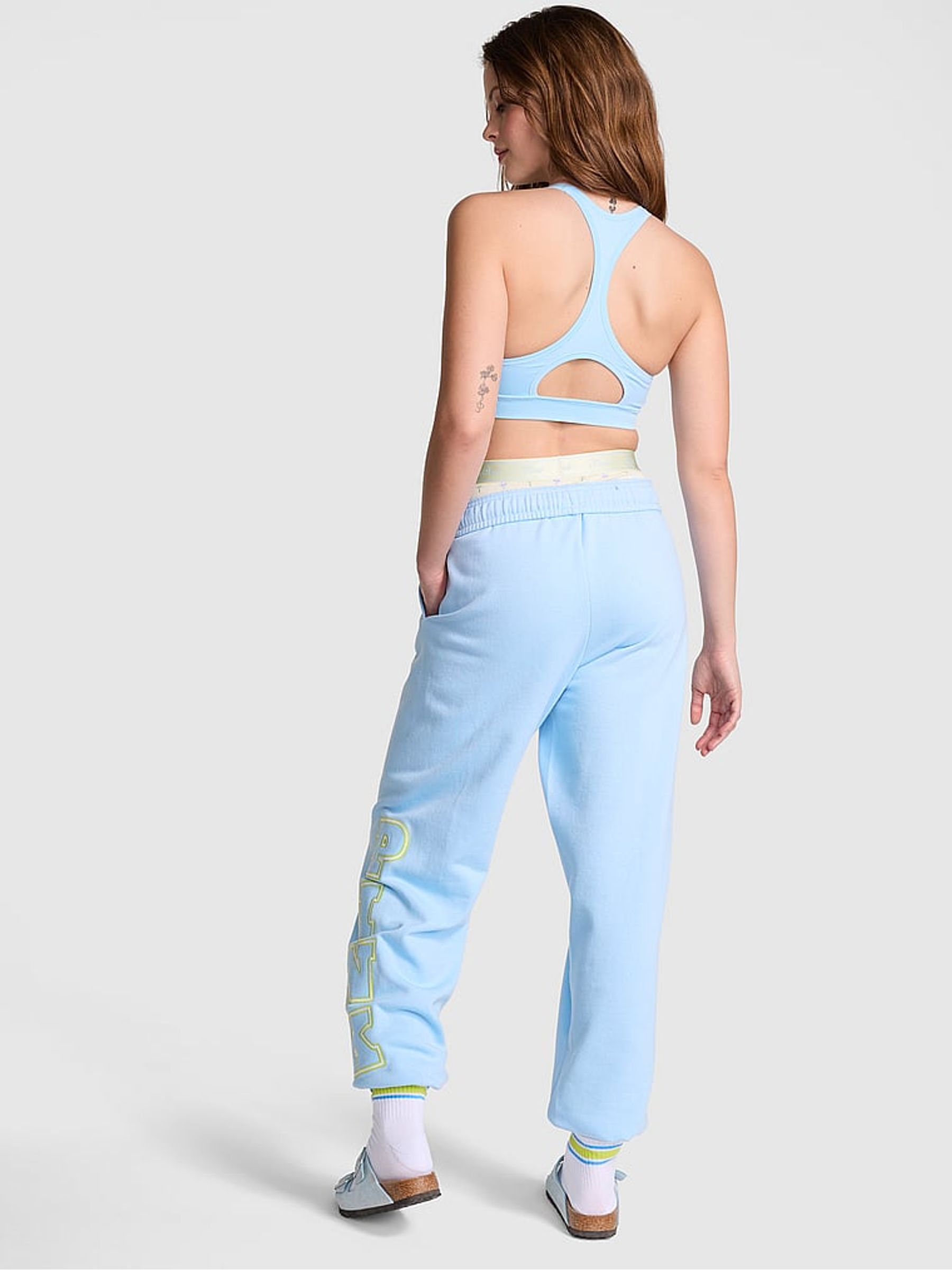 Blue Dancer Cuffed Joggers
