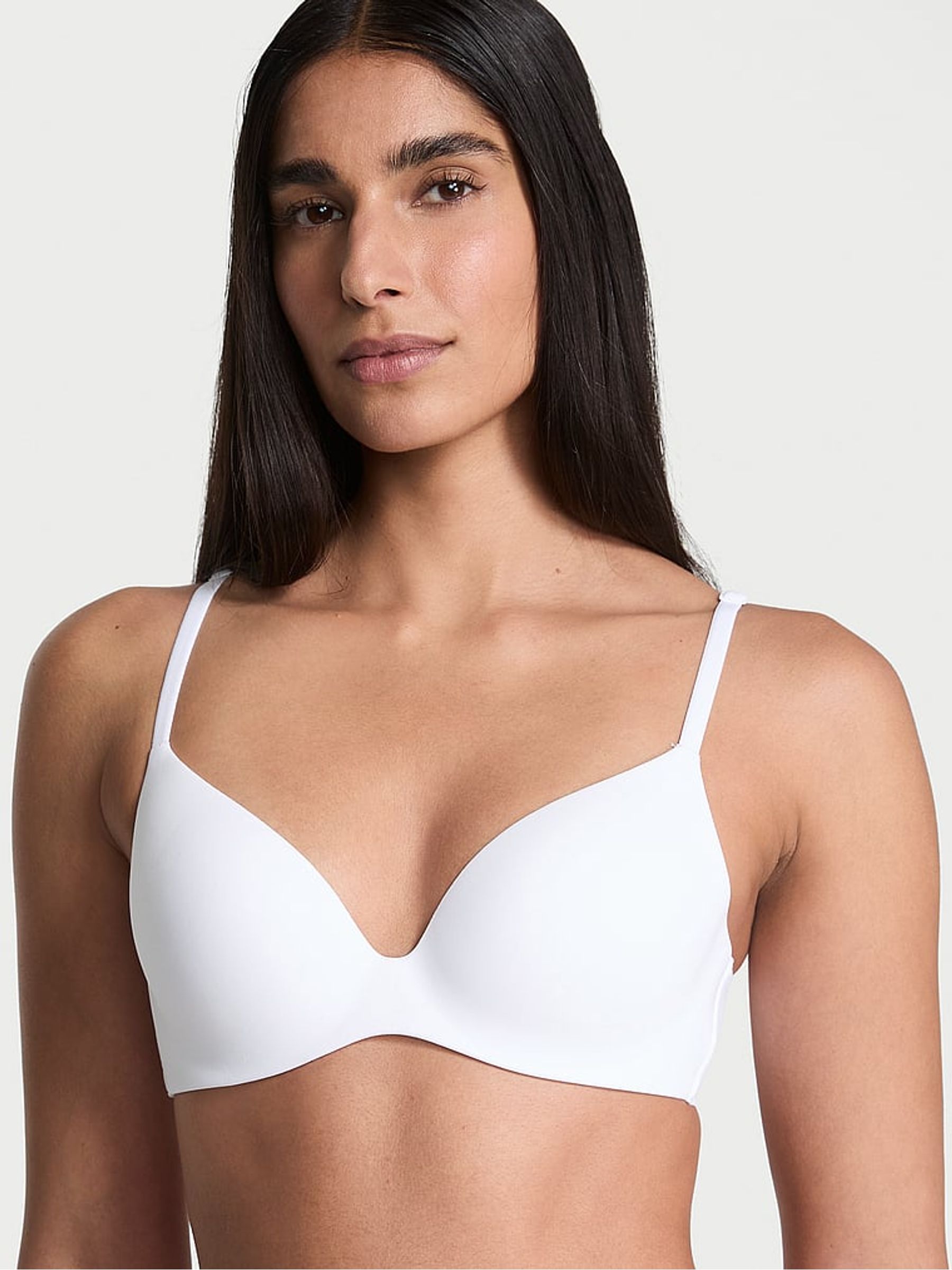 White Lightly Lined Demi Flexfactor Bra