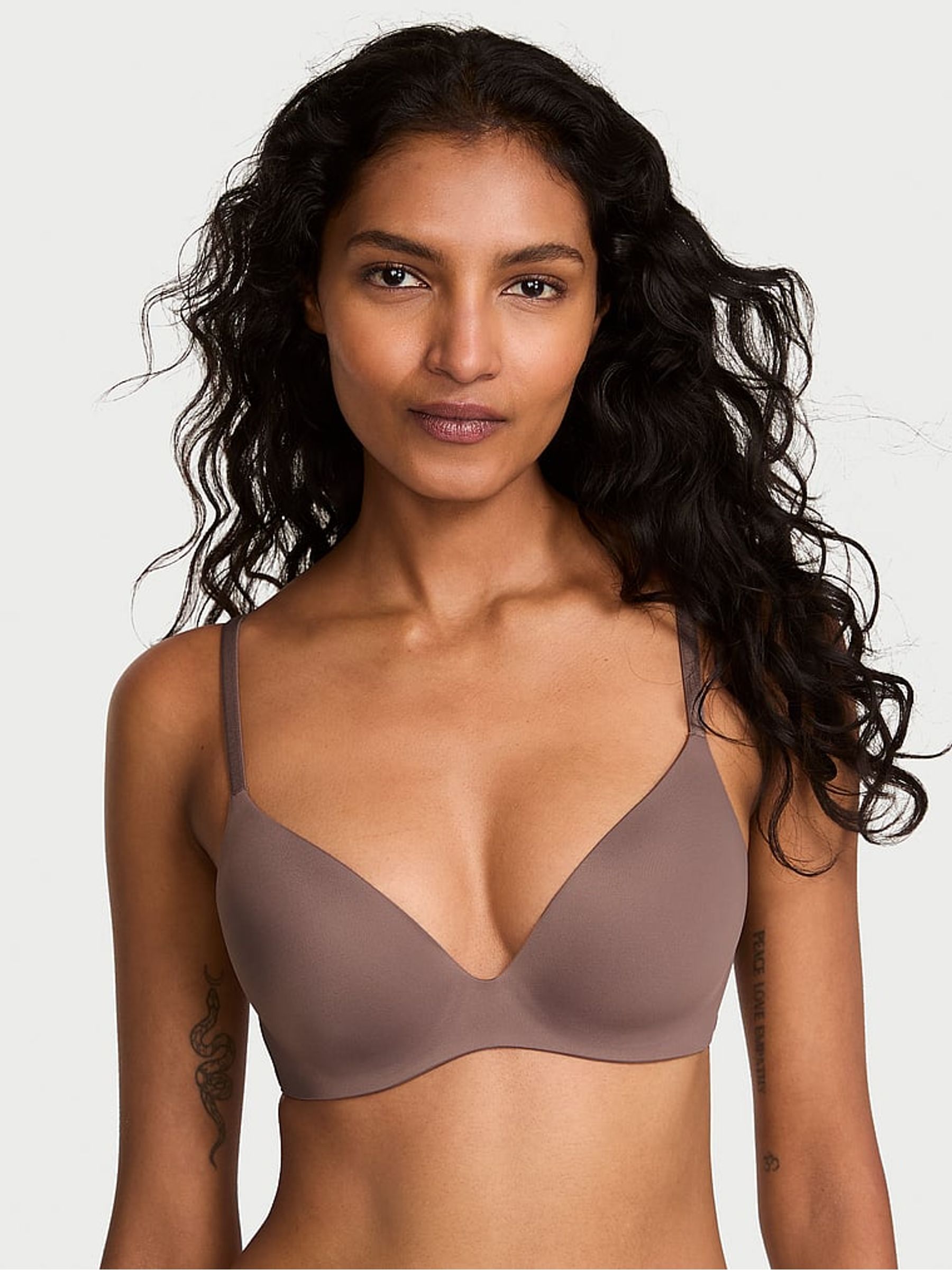 Cloudy Grey Lightly Lined Demi Flexfactor Bra