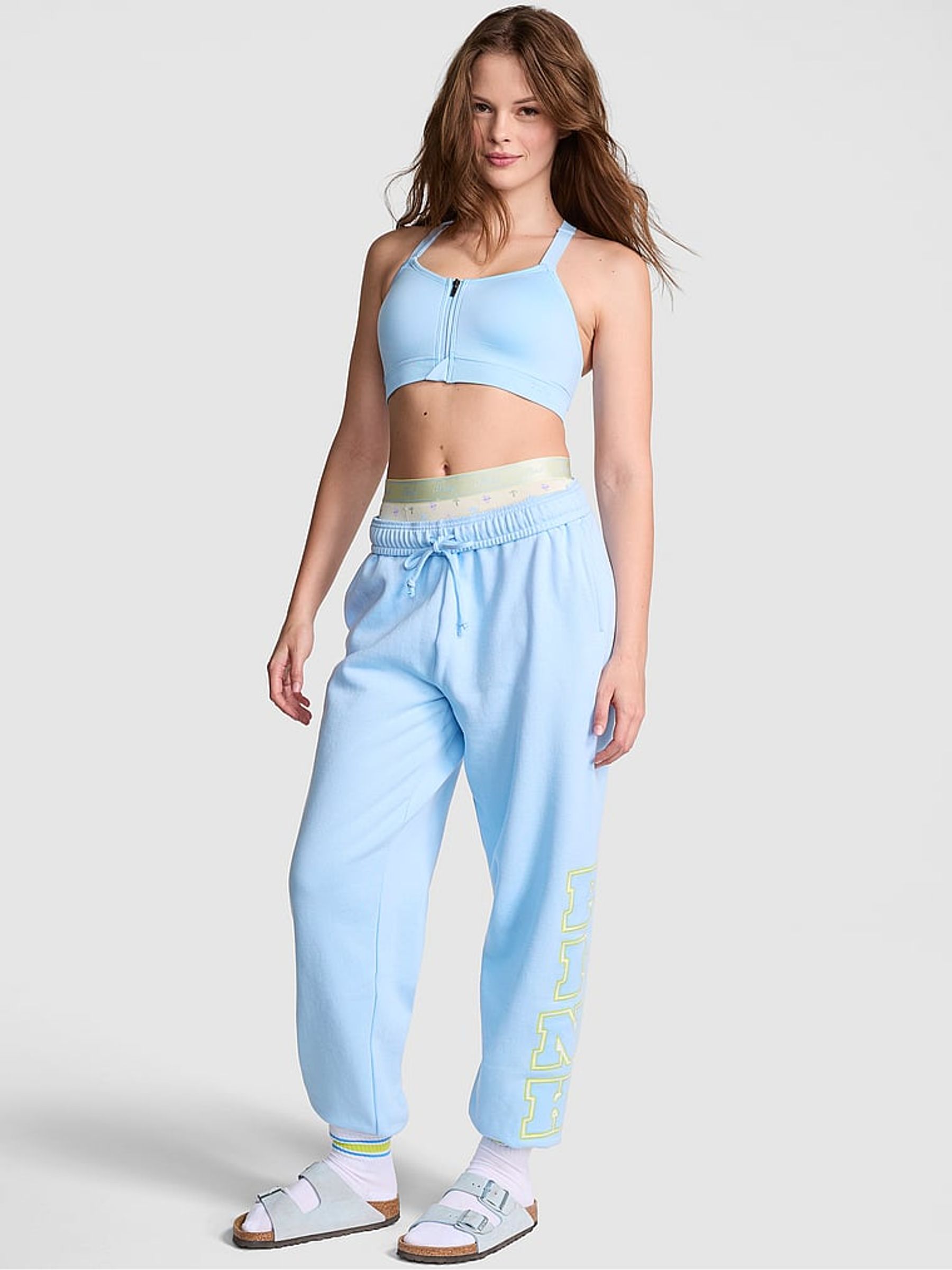 Blue Dancer Cuffed Joggers