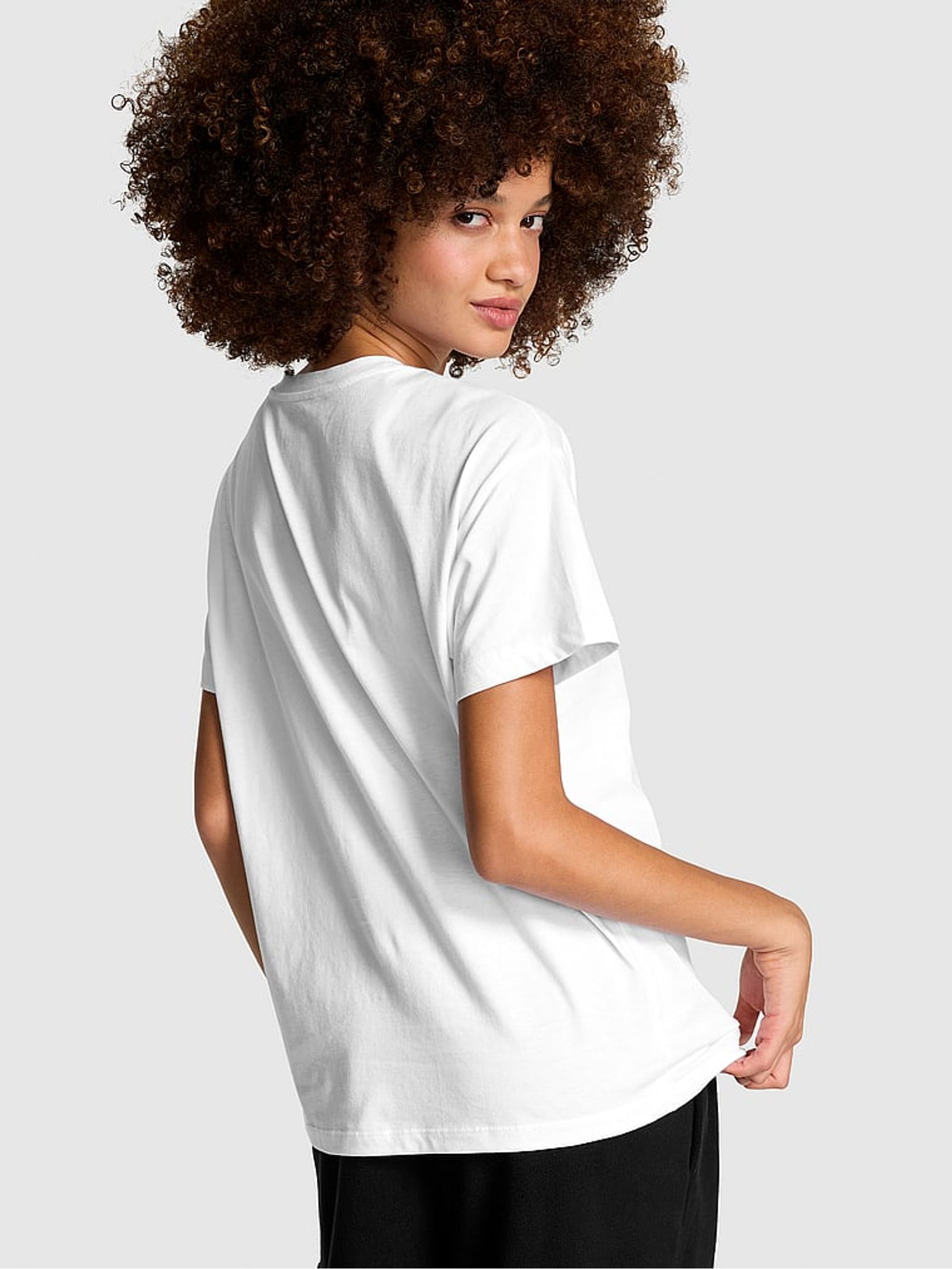 Optic White Cotton Pyjama T-Shirt